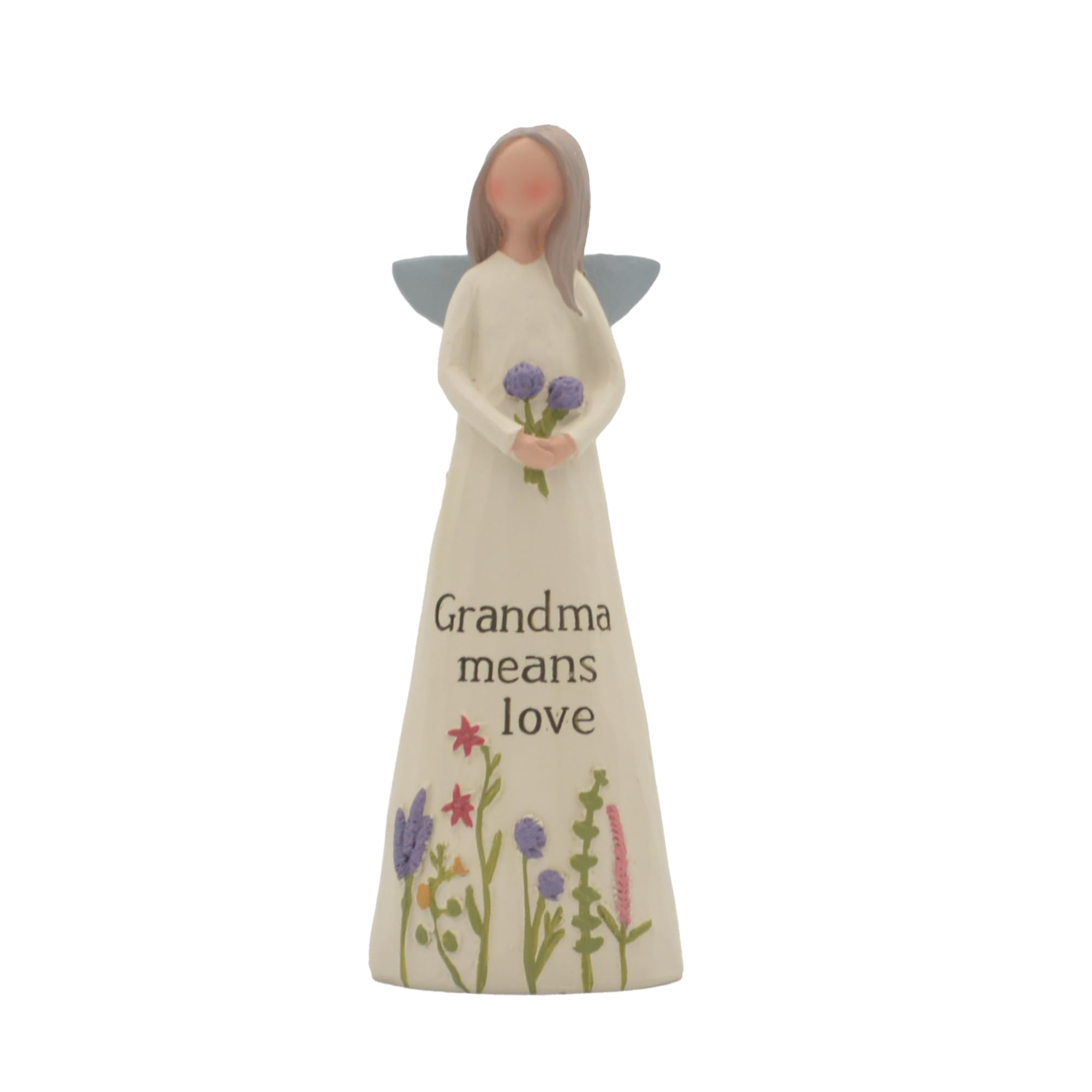Statuetta Angelo Blossom Bucket – "Non Si è Mai Troppo Grandi Per La Nonna" – Regalo Sentimentale 11730