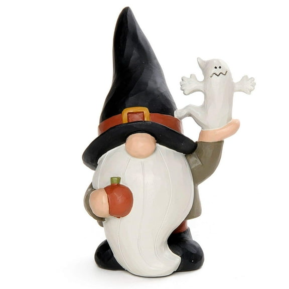 Blossom Bucket 216-13259 Halloween Gnome with Ghost Figurine