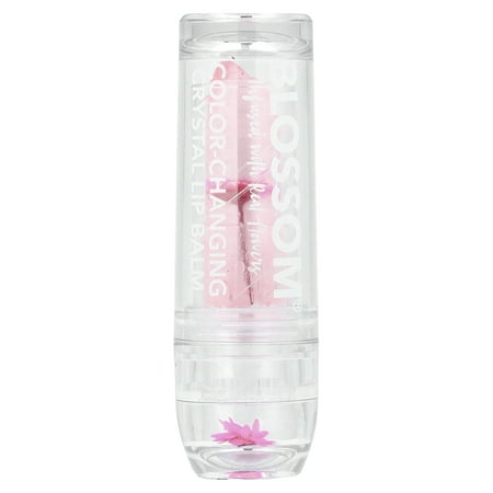 Blossom Color Changing Crystal Lip Balm, Pink, 3 g