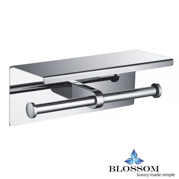 Blossom Double Toilet Tissue Holder - Chrome BA0250501D