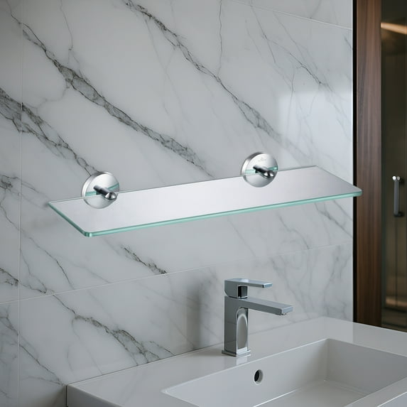 Blossom Glass Shelf - Chrome BA0250701