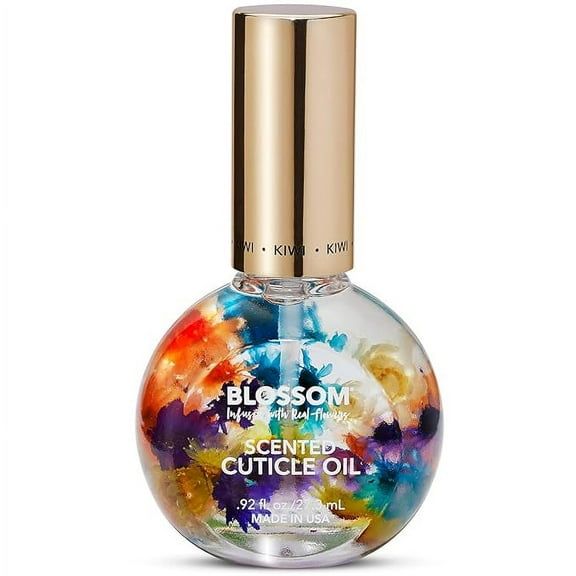 Blossom Hydrating, Moisturizing, Strengthening, Scented Cuticle Oil, Infused with Real Flowers, Made in USA, 0.92 fl. oz, Kiwi