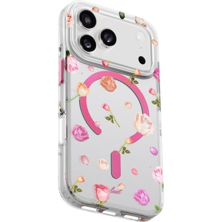 LAUT Blossom Luxe for iPhone 17 Pro - Pink Roses