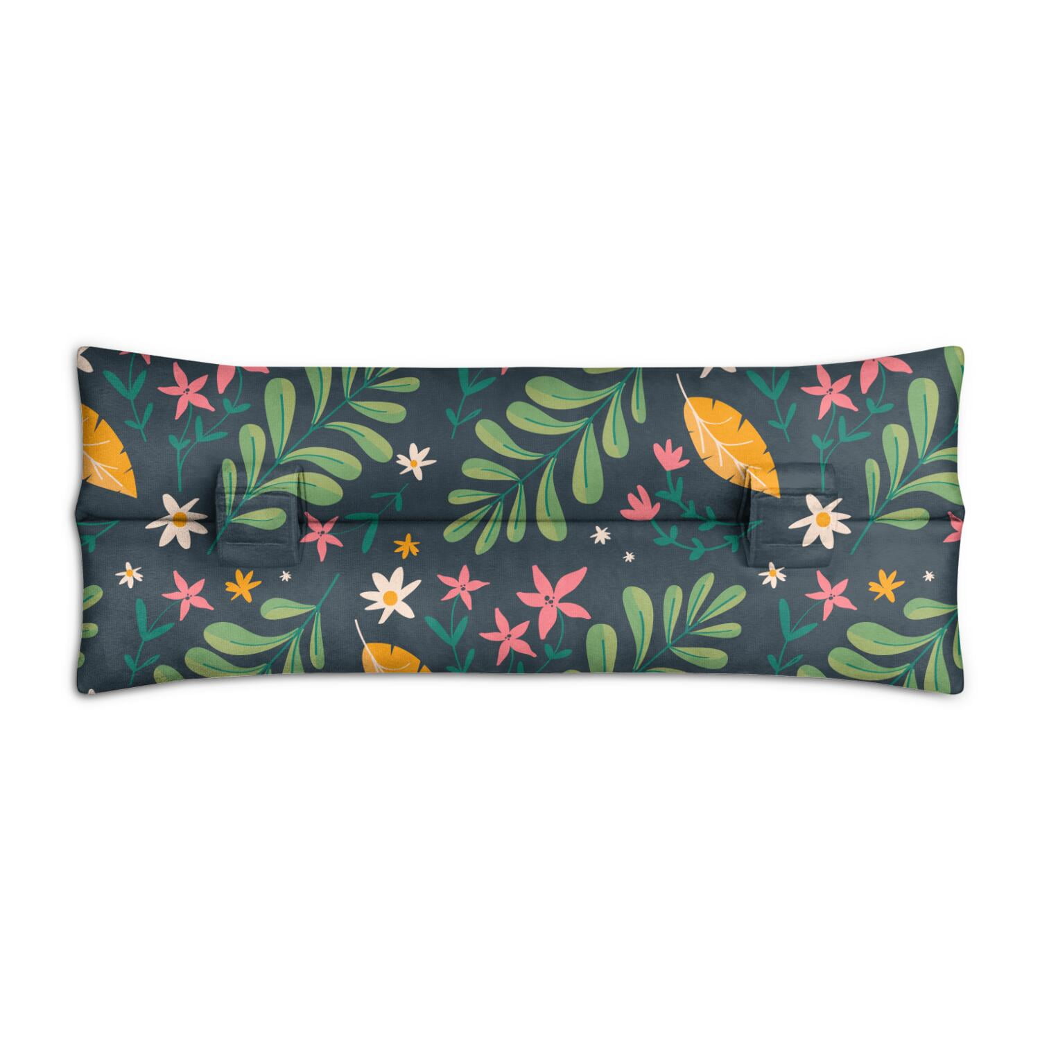 Blossom Pattern Seat Belt Pillow - Post Surgery Comfort Cushion for Breast & Chest Recovery