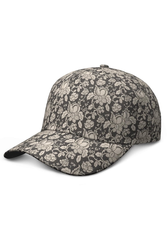 Blossom Print Baseball Cap Adjustable Snapback