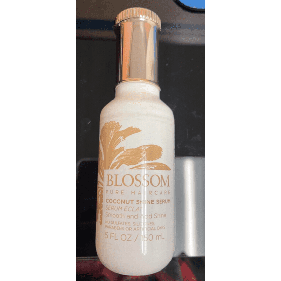 Blossom Pure Haircare Coconut Shine Serum, Smooth and Add Shine 5 oz