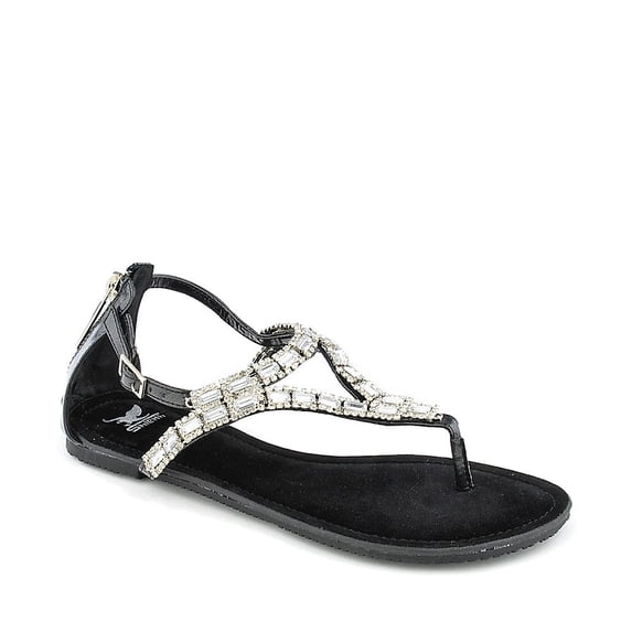 Blossom Rhinestone Flat Sandals Thong