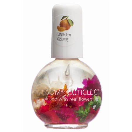 Blossom Hydrating, Moisturizing, Strengthening, Scented Cuticle Oil, Infused with Real Flowers, 0.42 fl. oz, Mandarin Orange