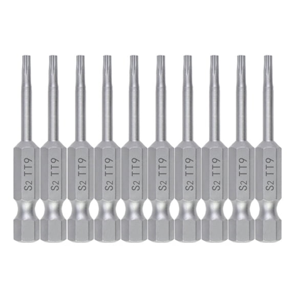 Blossom Screwdriver 50mm Security Drill Bit Set for Electric Drill Extension Adapters 1/4inch Hexagonal Bit