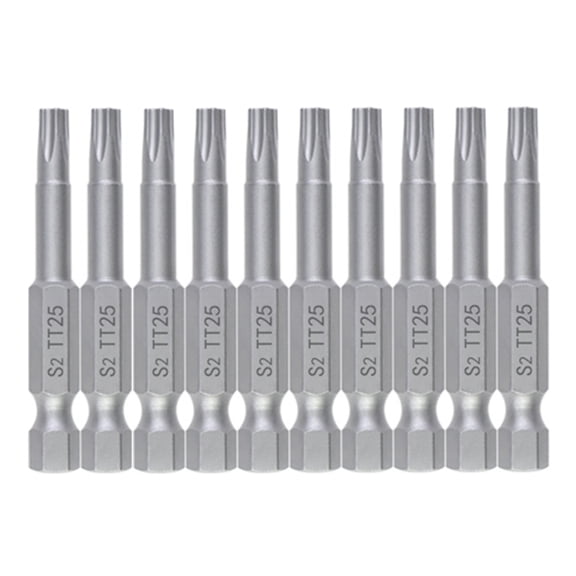 Blossom Screwdriver 50mm Security Drill Bit Set for Electric Drill Extension Adapters 1/4inch Hexagonal Bit