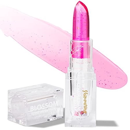 Blossom Shimmering Color Changing Lip Balm - Pink - 1 fl oz