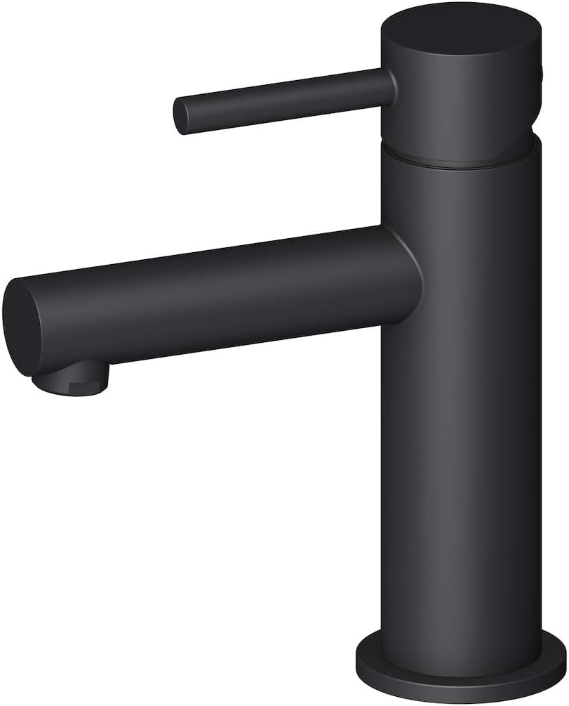 Blossom Matte Black Single-Hole Stainless Steel Bathroom Faucet