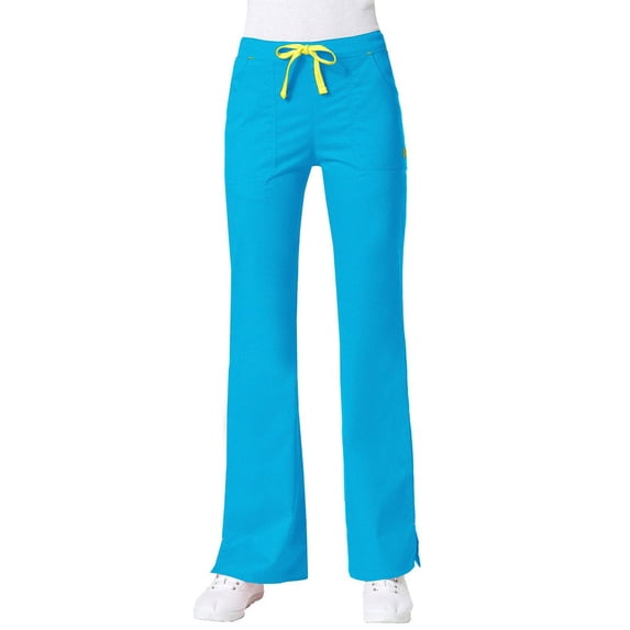 Blossom by Maevn Women's Multi Pocket Flare Leg Scrub Pant
