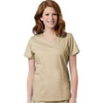 thumbnail image 1 of Blossom by Maevn Women's Signature Mock Wrap Solid Scrub Top, 1 of 1