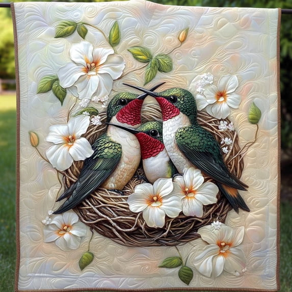 Blossoming Melody Quilted Blanket - Walmart.com