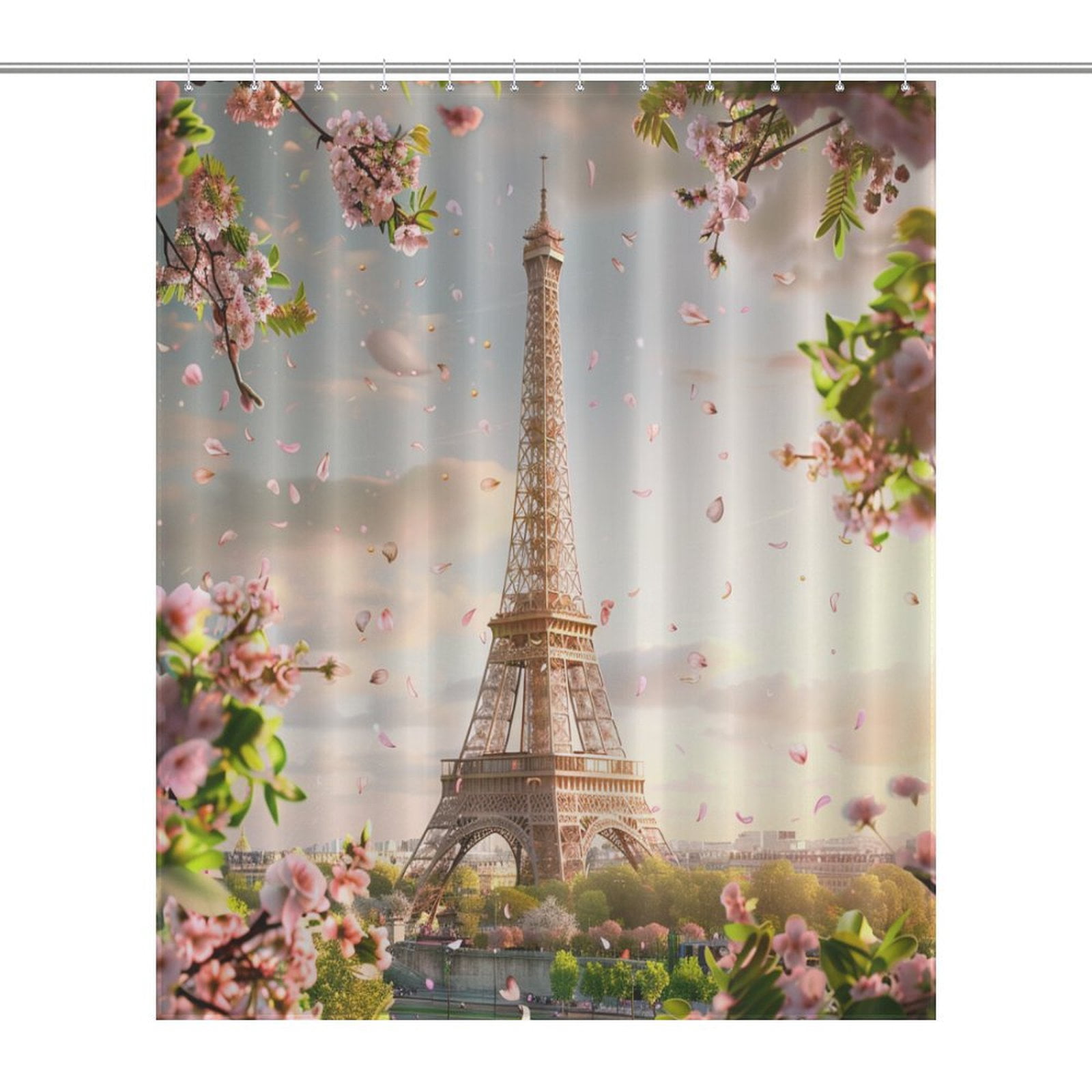 Eiffel Tower Shower Curtain