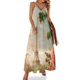 thumbnail image 1 of Blossoming Paris Eiffel Tower Sleeveless Dress Woman Fashion Long Dresses Women's Summer Suit Dress Summer 2025 Women, 1 of 7