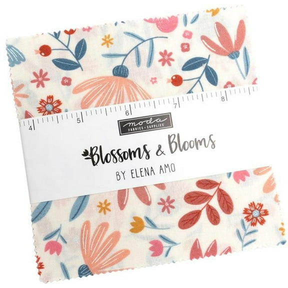 Moda - Blossoms And Blooms Charm Pack by Elena Amo 42 pcs