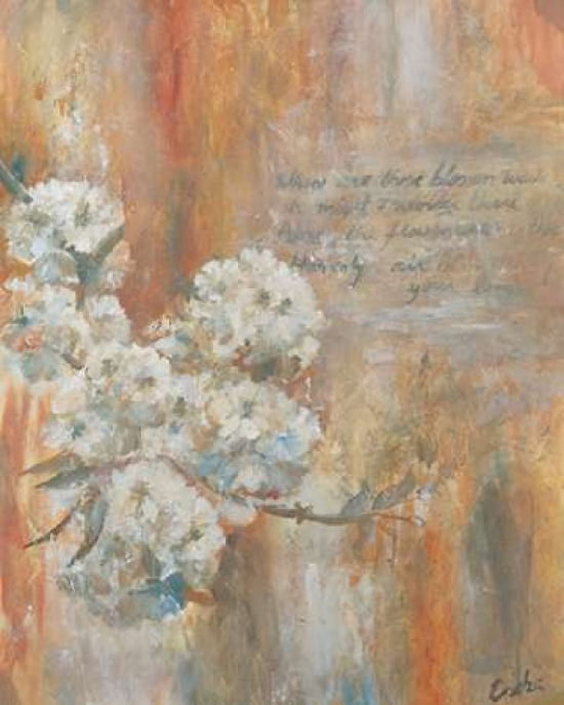Blossoms Canvas Art - Escha van den Bogerd (24 x 30)