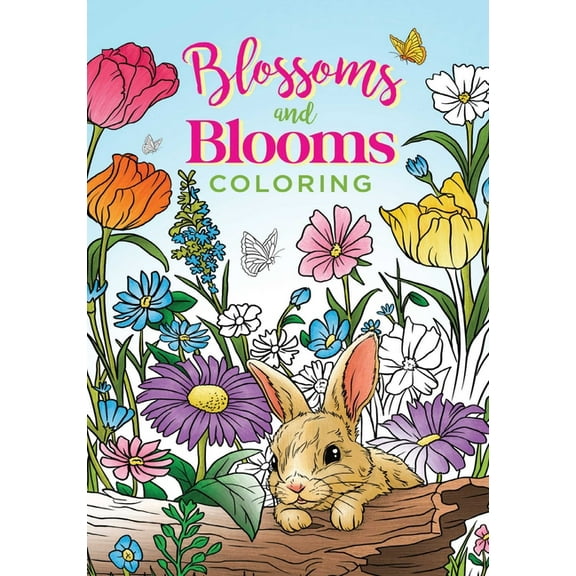 Blossoms and Blooms Coloring (Paperback)