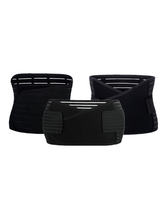 Postpartum Recovery and Support belt/wrap, slimming girdle, Pack 1, Black Size L