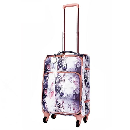 Blossomz Carry on Luggage With Spinner Wheels
