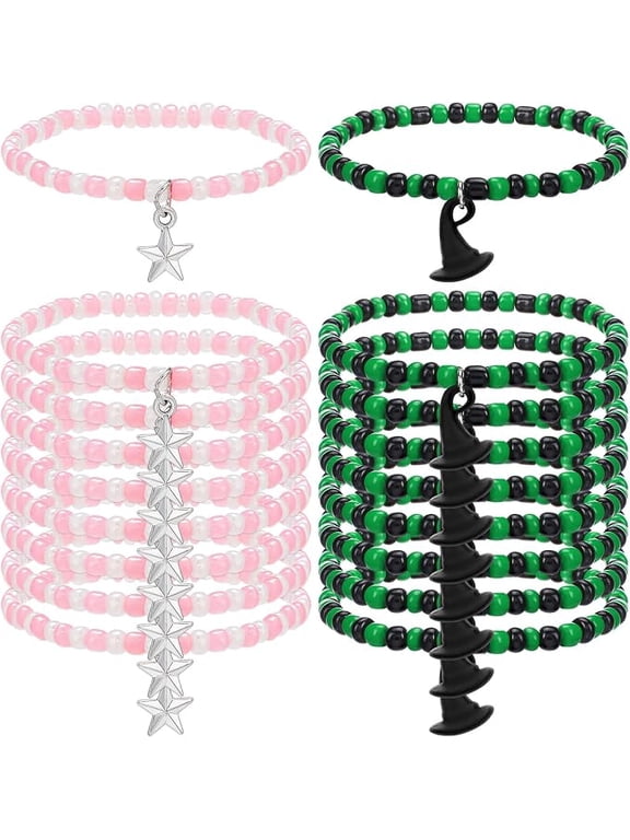 Blosssound 24 Pcs Halloween Bracelets Set for Women