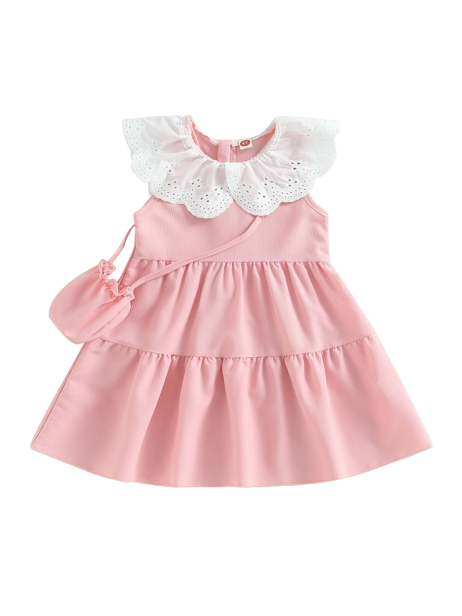 Blotona Kids Girls Slip Dress 3 4 5 6 7 Year Little Girls Summer Aline