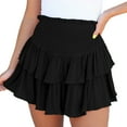 thumbnail image 1 of Blotona Pleated Skirts for Women High Waist Tennis Skorts Ruffle Flowy Summer Skater Skirt Workout Mini Skirt, 1 of 10