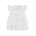 thumbnail image 1 of Blotona Toddle Girls Dress Sleeveless Ruffle Sparkle Star Layered Tulle Tutu Dress Summer Casual Kids Princess Dress 6M-4Y, 1 of 8