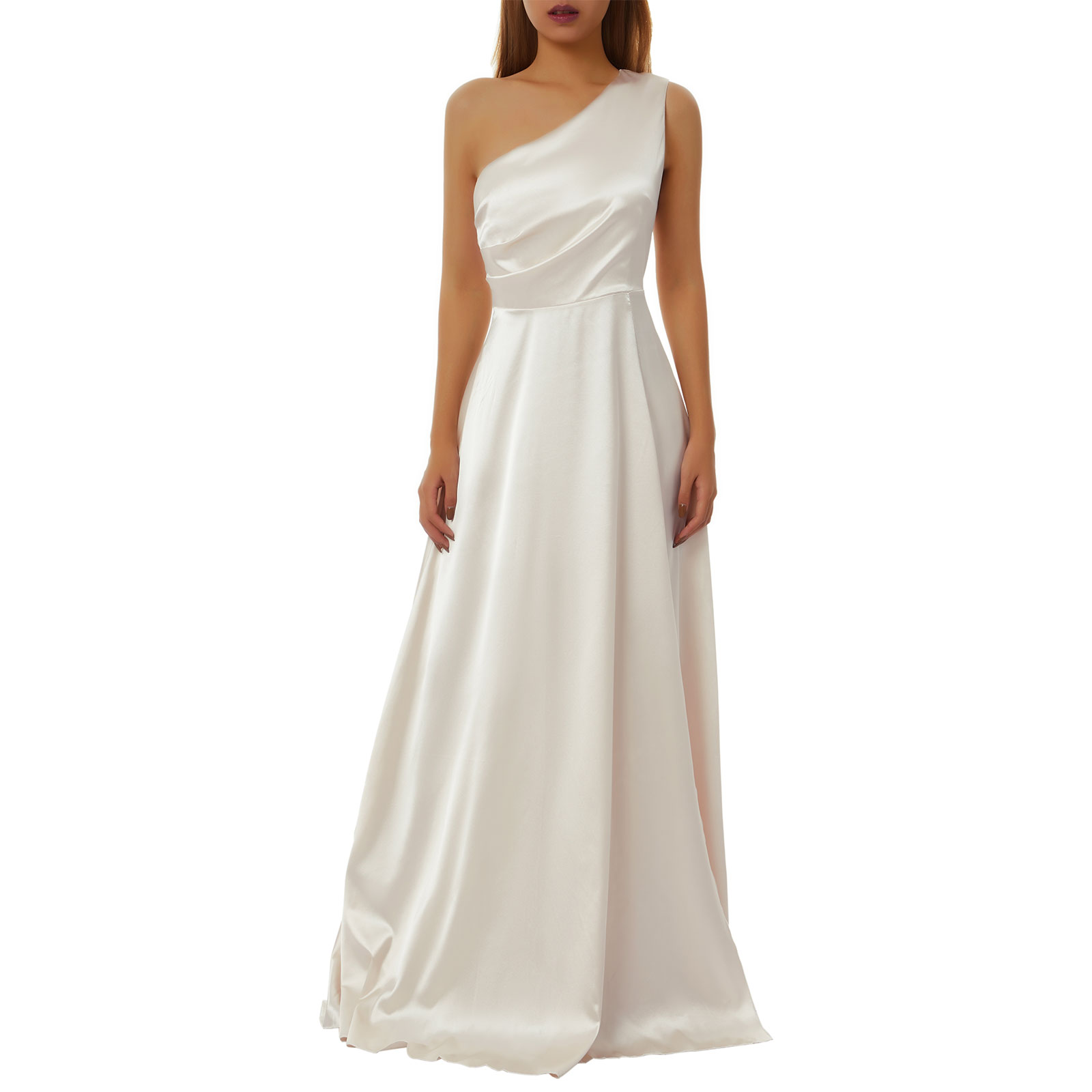 Sexy Off-the-shoulder Waist Split Long Sleeve Dress