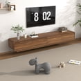 thumbnail image 1 of Blotout 78.7''Minimalist Floating TV Stand, Modern Wall-Mounted Media Console with 4 Drawers, Soft Close Hydraulic Cabinets, Round Corner & Cable Management for Wall-mounted TV Up to 90'', 1 of 8