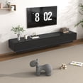 thumbnail image 1 of Blotout 78.7''Minimalist Floating TV Stand, Modern Wall-Mounted Media Console with 4 Drawers, Soft Close Hydraulic Cabinets, Round Corner & Cable Management for Wall-mounted TV Up to 90'', 1 of 8