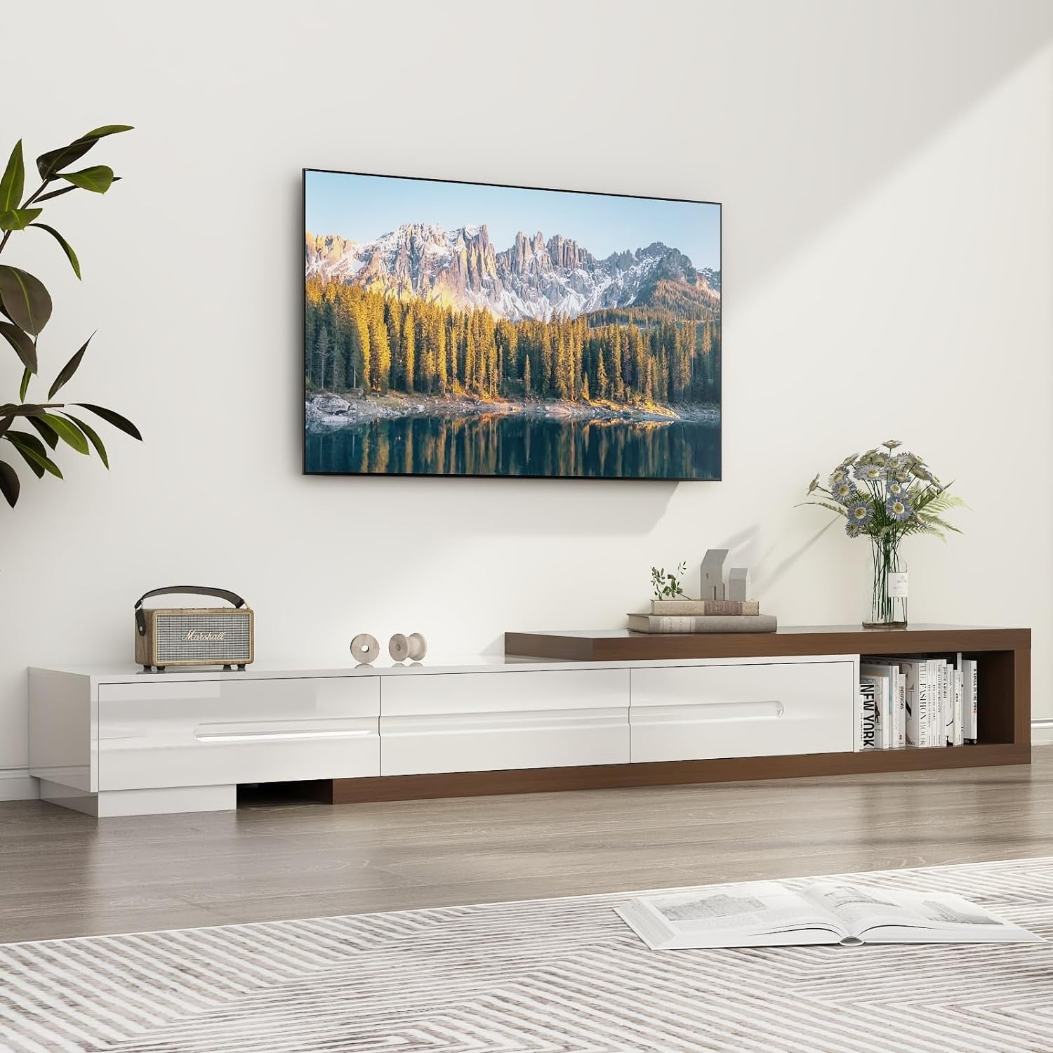 Blotout Extendable TV Stand for TVs up to 120