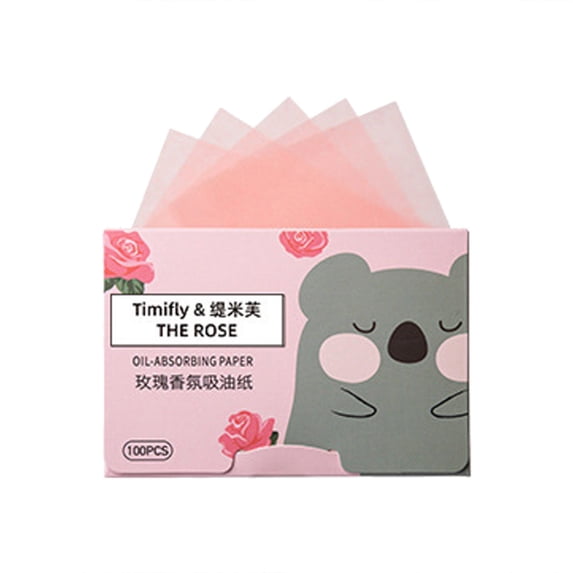 Blotting Paper 100 Sheets Oil Blotting Sheets For Face Natural Blotting Paper Oily Skin Oil Absorbing Sheets High Performance Oil Absorbing Tissues Unisex Facial Skin Care Products Toner Pads Remover