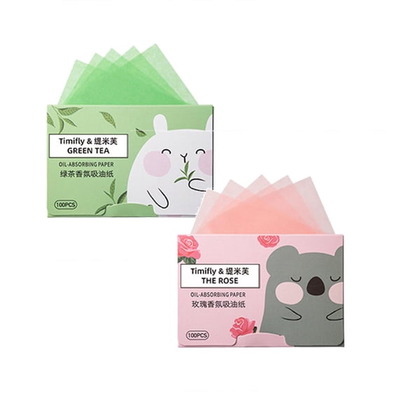 Blotting Paper 100 Sheets Oil Blotting Sheets For Face Natural Blotting Paper Oily Skin Oil Absorbing Sheets High Performance Oil Absorbing Tissues Unisex Pore Three Trees head Strips ucer for