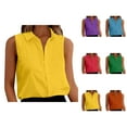thumbnail image 1 of Blouse for Women – Elegant Lace Top with 3/4 Sleeves, Business Casual Blouse for Work or Evening Outfits Women's Sleeveless Button Down Shirts Blouses Solid Casual Loose V Neck Tank Tops For Work, 1 of 8
