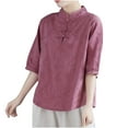 Blouses For Women Business Casual 3/4 Sleeve Tshirts Shirts For Women