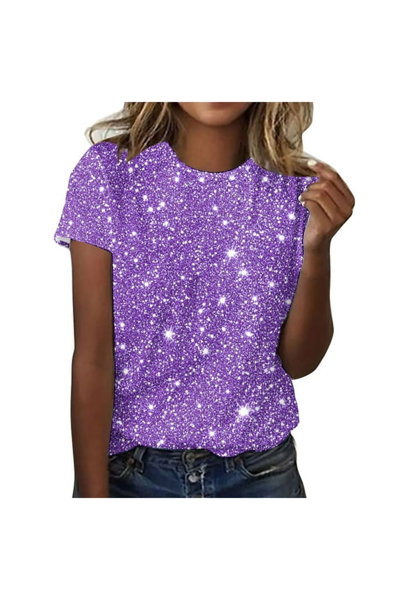 Blouses for Women Casual Petite Summer Tees for Women 2026 Trendy White Summer Tops for Women Short Sleeve Hide Belly Tunic 2026 Summer