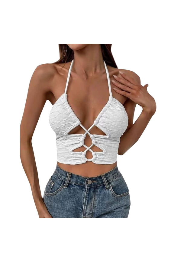 Blouses for Women Dressy Casual Bar Tops for Women Alien Top Shirts for Women 3 4 Sleeve Crop Top 3x Sleeveless Business Casual Top Women's Camisole Pattern Hollowed Out Lace Wrap Top