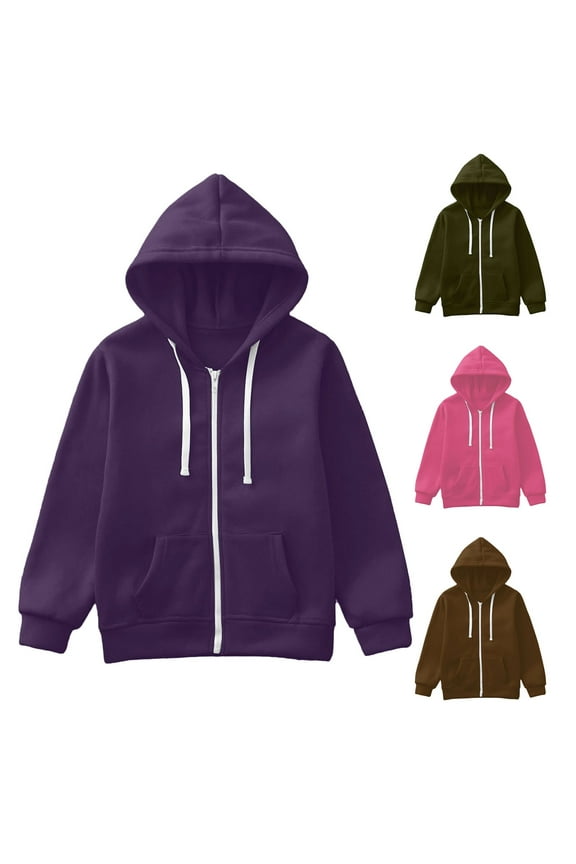 Blouses for Juniors with Flowers Clothes For Teen Girls 4T Clothes For Girls Girls' Sweatshirts Zipper Pullover Crop Tops For Teen Girls Long Sleeve