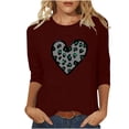 thumbnail image 1 of Blouses for Women Dressy Casual 3/4 Sleeve,Saint Patricks Day for Women Shamrock 3/4 Sleeve Shirt Funny Irish Graphic Tee Spring Party Tops, 1 of 7