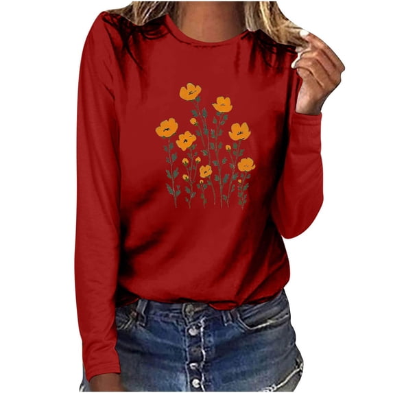 Young adult fashion Blouses for Women Dressy Casual, Women Fashion Tops Summer Summer Blouses for Women Plus Size Long Sleeve T Shirts Loose Fit