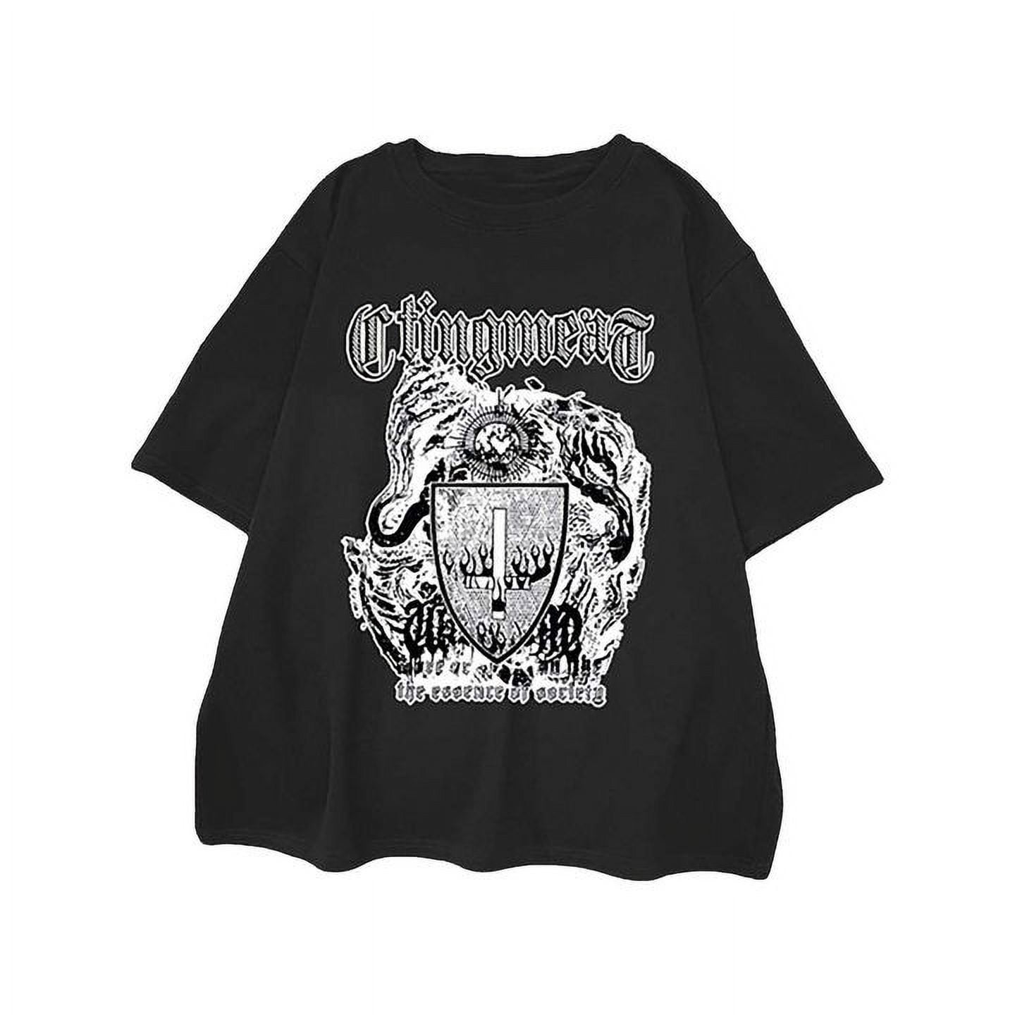 S-XL Women Casual Graphic Printed Blouse main image 1
