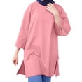 thumbnail image 1 of Blouses for women dressy casual Cotton Soft Clothing XL Pink womens blouses, 1 of 4