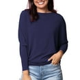 thumbnail image 1 of Blouses for women dressy casual Japanese Cotton Soft Clothing XXXL Blue womens blouses, 1 of 5