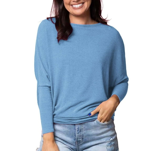 Blouses for women dressy casual Long Sleeve Japanese Cotton Soft Clothing XXXL Blue womens blouses