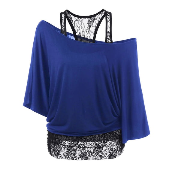 Blouses for women dressy casual Long Sleeve Polyester Soft Clothing XXXXL Blue womens blouses