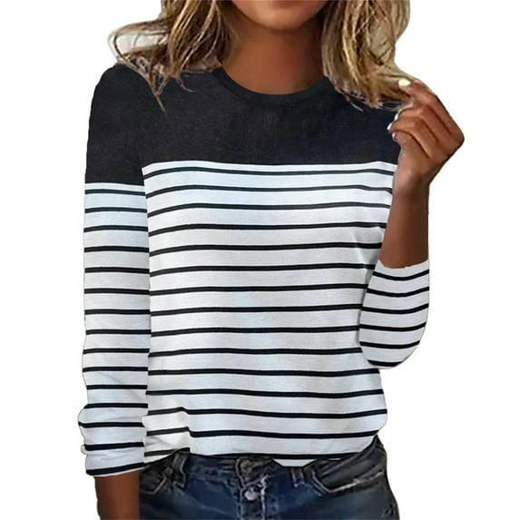 Blouses for women dressy casual Long Sleeve polyester Soft Clothing XXXL Black womens blouses