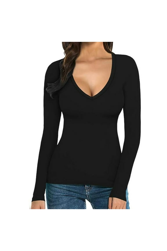 Blouses for women dressy casual Nylon,Spandex Soft Clothing M Black womens blouses